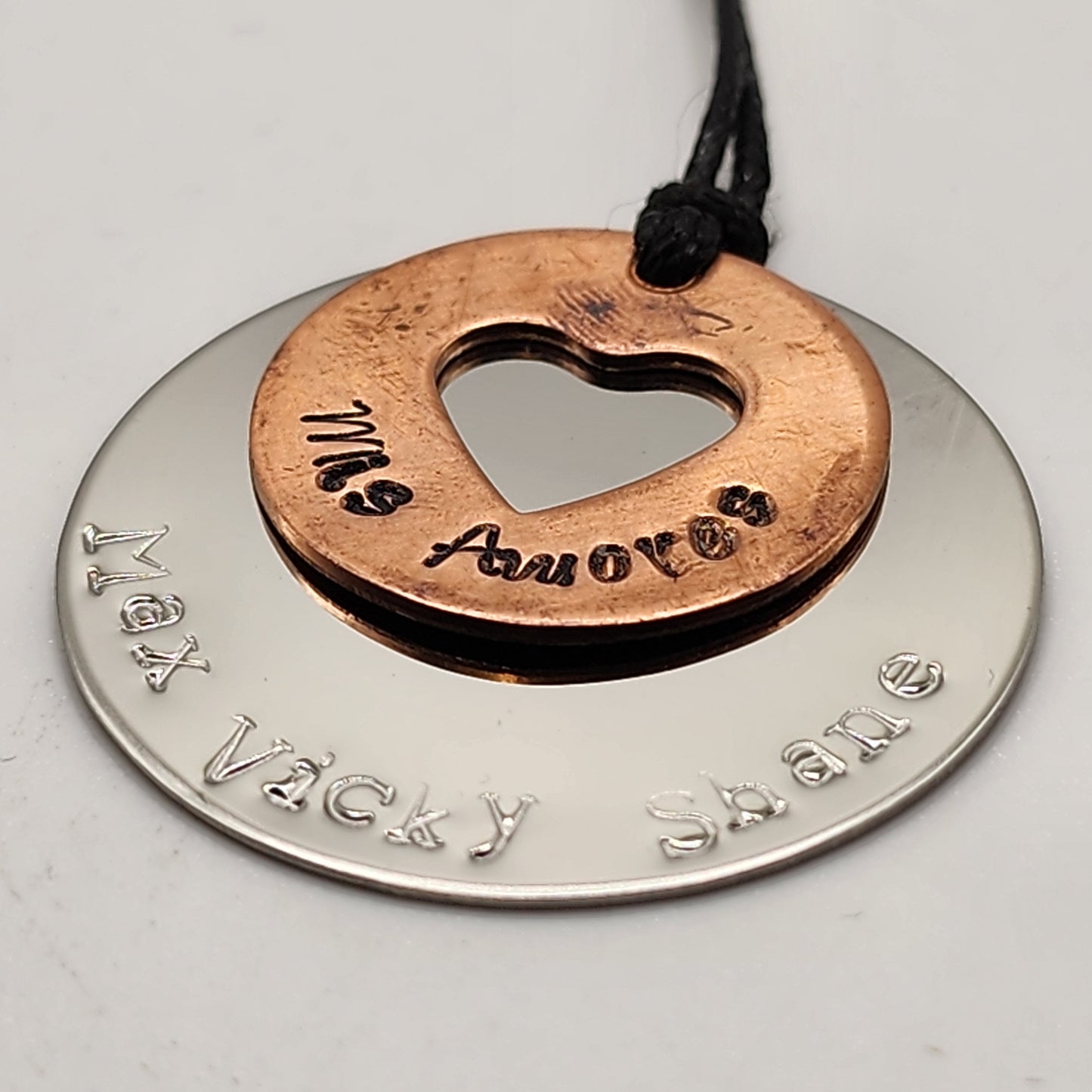 Mixed Metal Necklace - Combining the Strength of Steel with the Warmth of Copper