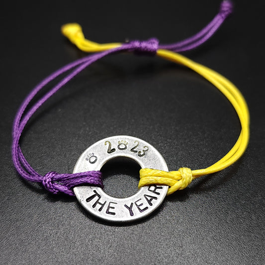 CHAMPS 2023 Paw Imprint Unity Bracelet - Nine Vibrant Colors