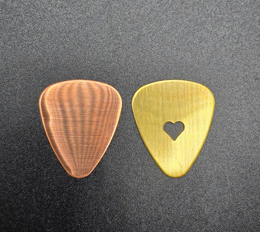 Custom Copper & Brass Guitar Picks – A Unique Keepsake
