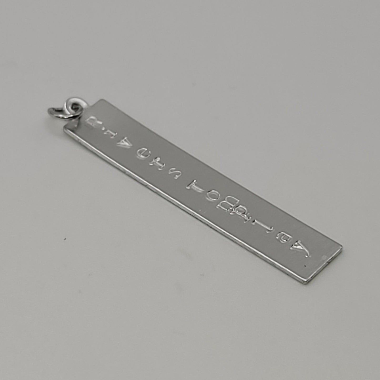Personalized Keychain or Necklace Stainless Steel (Bar ONLY) Accessory