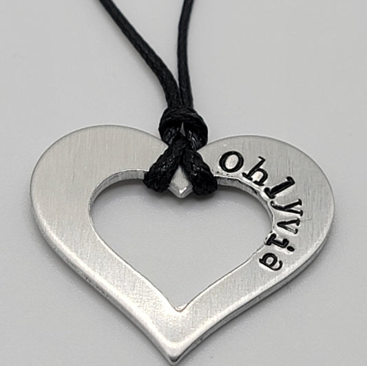 What is your word? Personalize your affirmation necklace