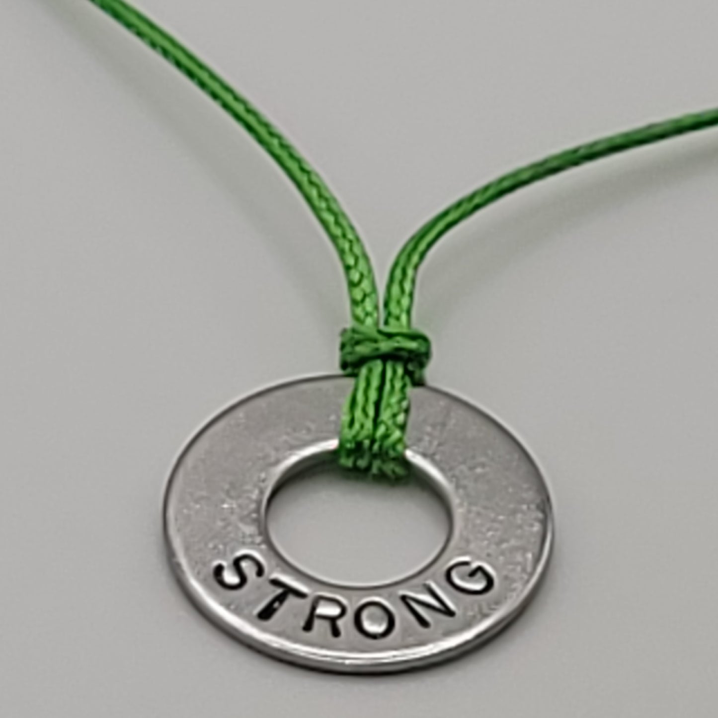 What is your word? Personalize or keep STRONG for your affirmation necklace