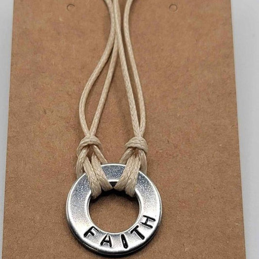 What is your favorite word? Personalize or keep FAITH for your affirmation bracelet