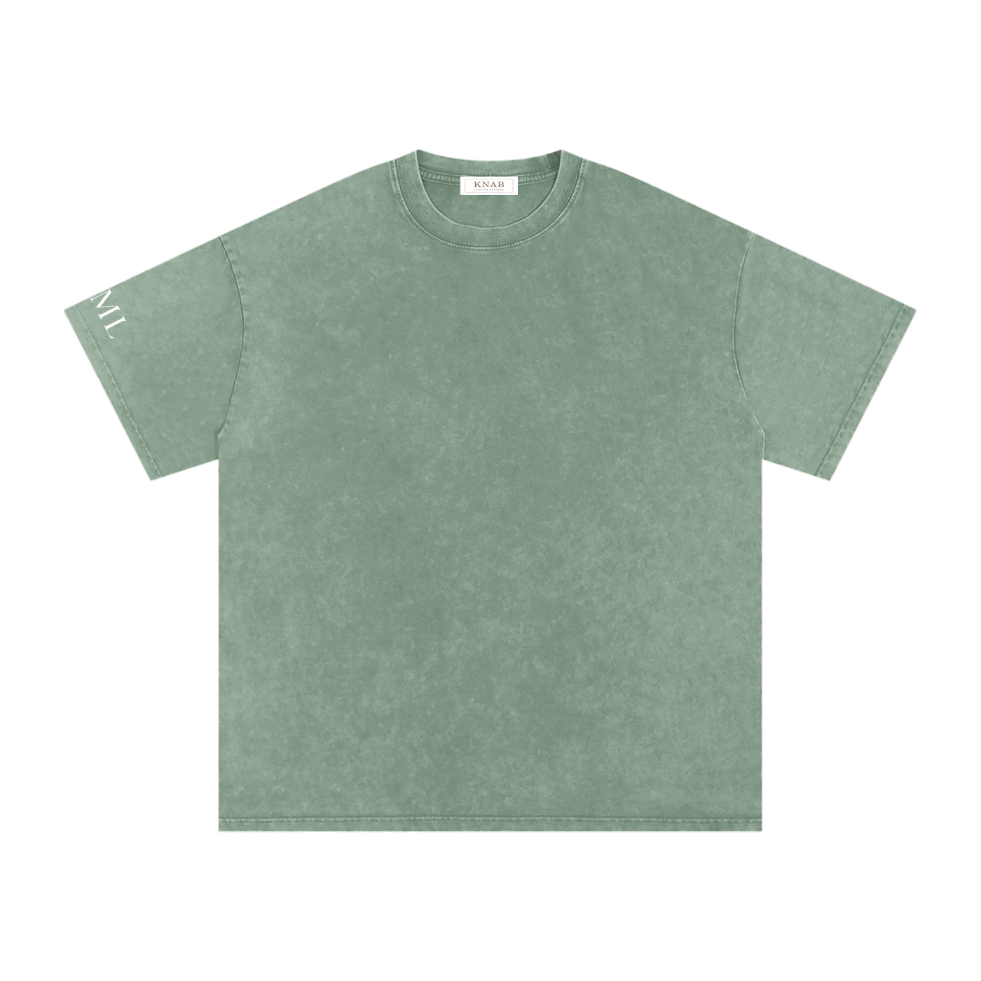 JESUS ON THE MAIN LINE - Snow Washed Oversized Cotton T-Shirt