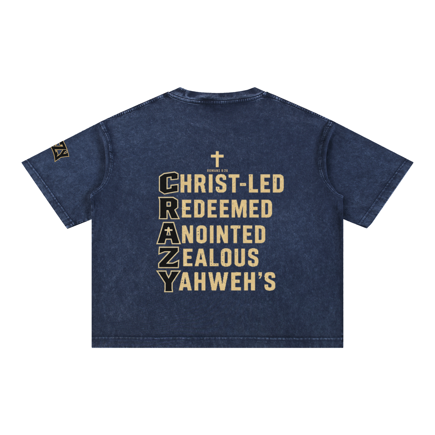 CRAZY COLLECTION - Mineral Wash Boxy Cotton T-Shirt