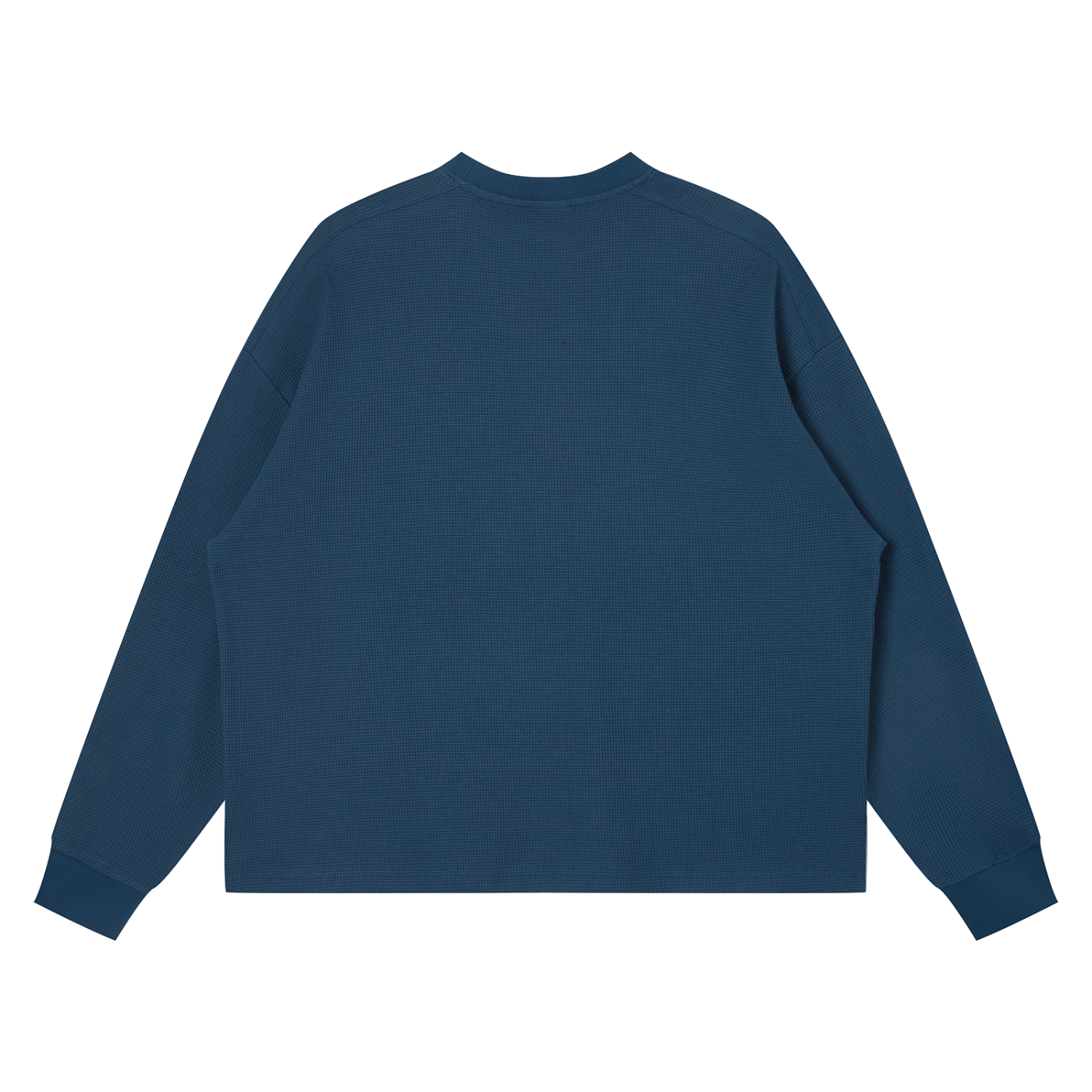 JESUS ON THE MAIN LINE - Unisex Waffle Boxy Long Sleeve T-Shirt