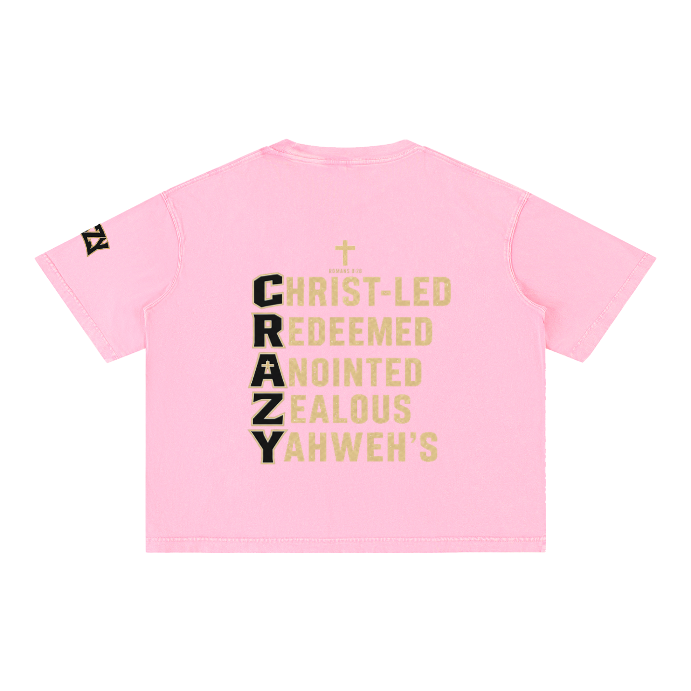 CRAZY COLLECTION - Mineral Wash Boxy Cotton T-Shirt
