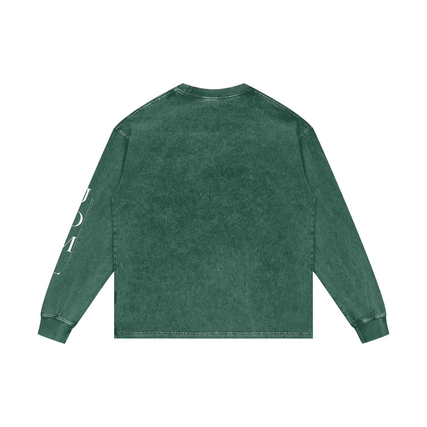 JESUS ON THE MAIN LINE - Acid Wash Oversize Long Sleeve T-Shirt