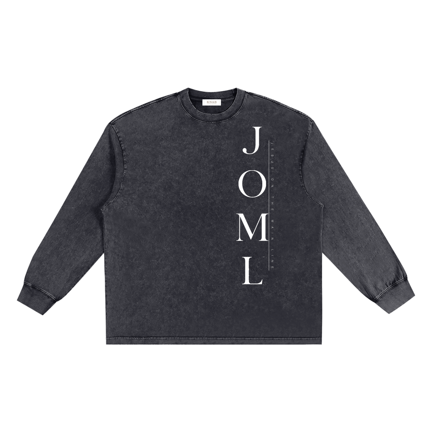JESUS ON THE MAIN LINE - Snow Washed Frayed Edge T-Shirt
