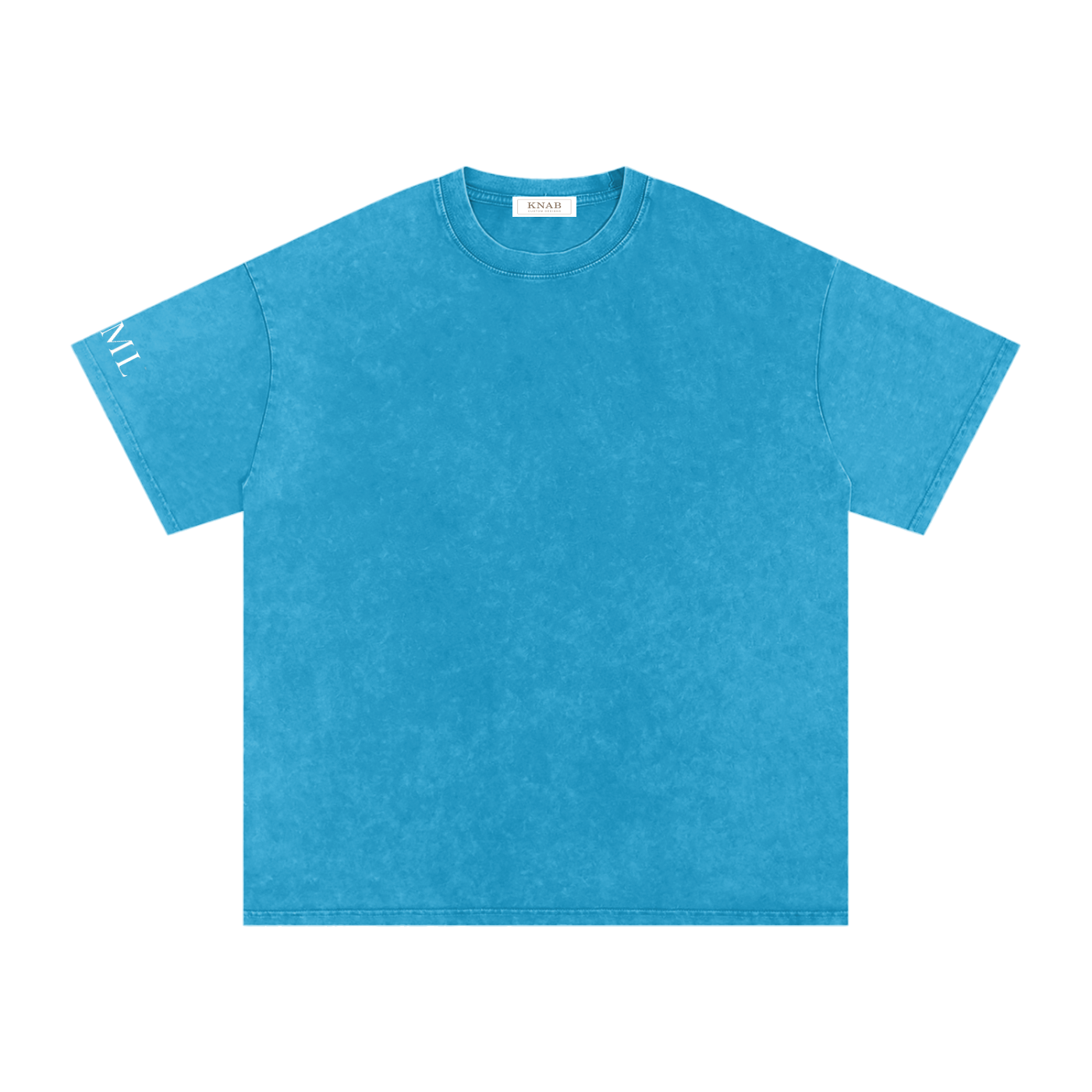 JESUS ON THE MAIN LINE - Snow Washed Oversized Cotton T-Shirt