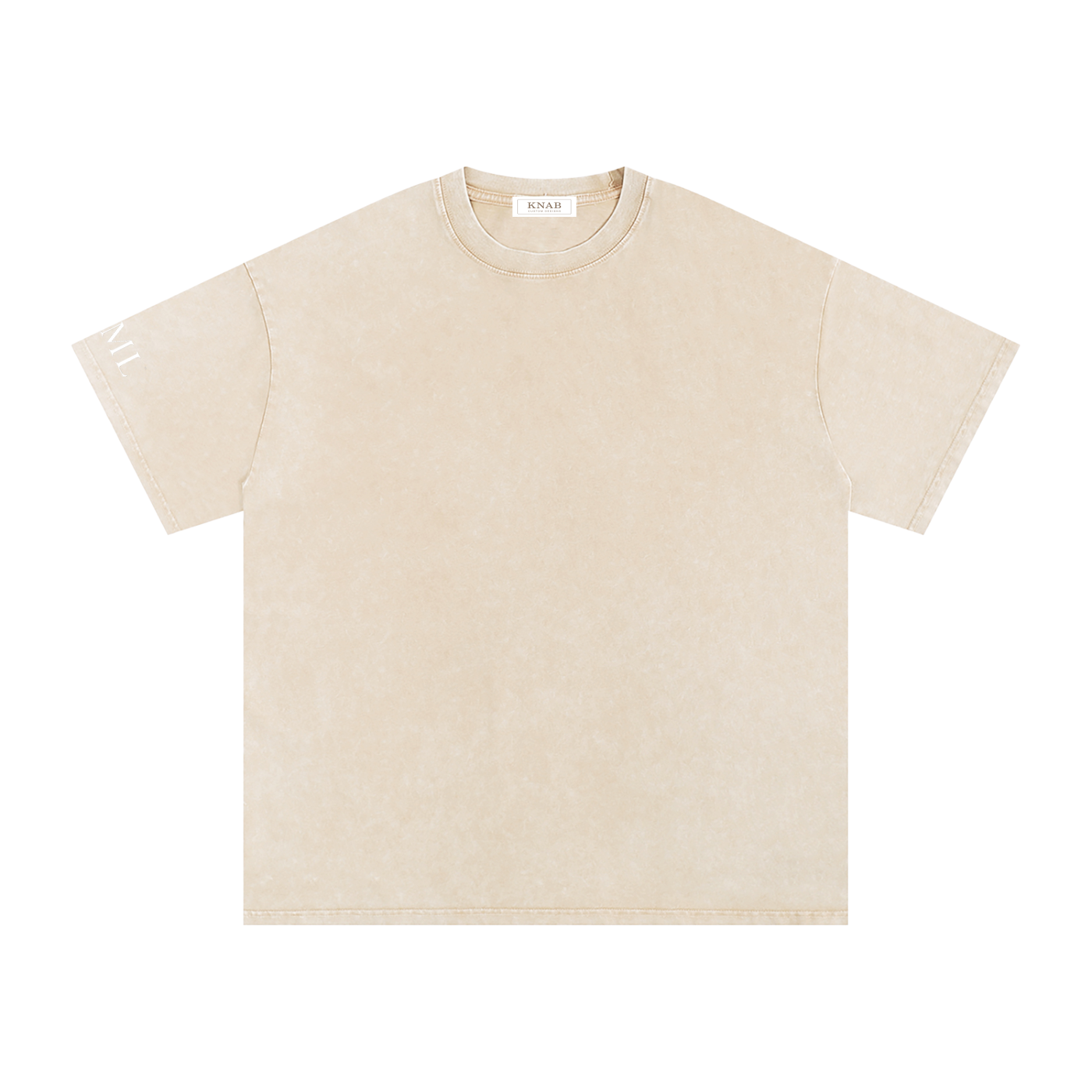 JESUS ON THE MAIN LINE - Snow Washed Oversized Cotton T-Shirt