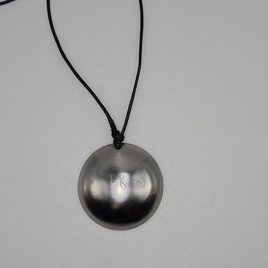 Curved Stainless Steel Necklace - Modern and Sleek Design