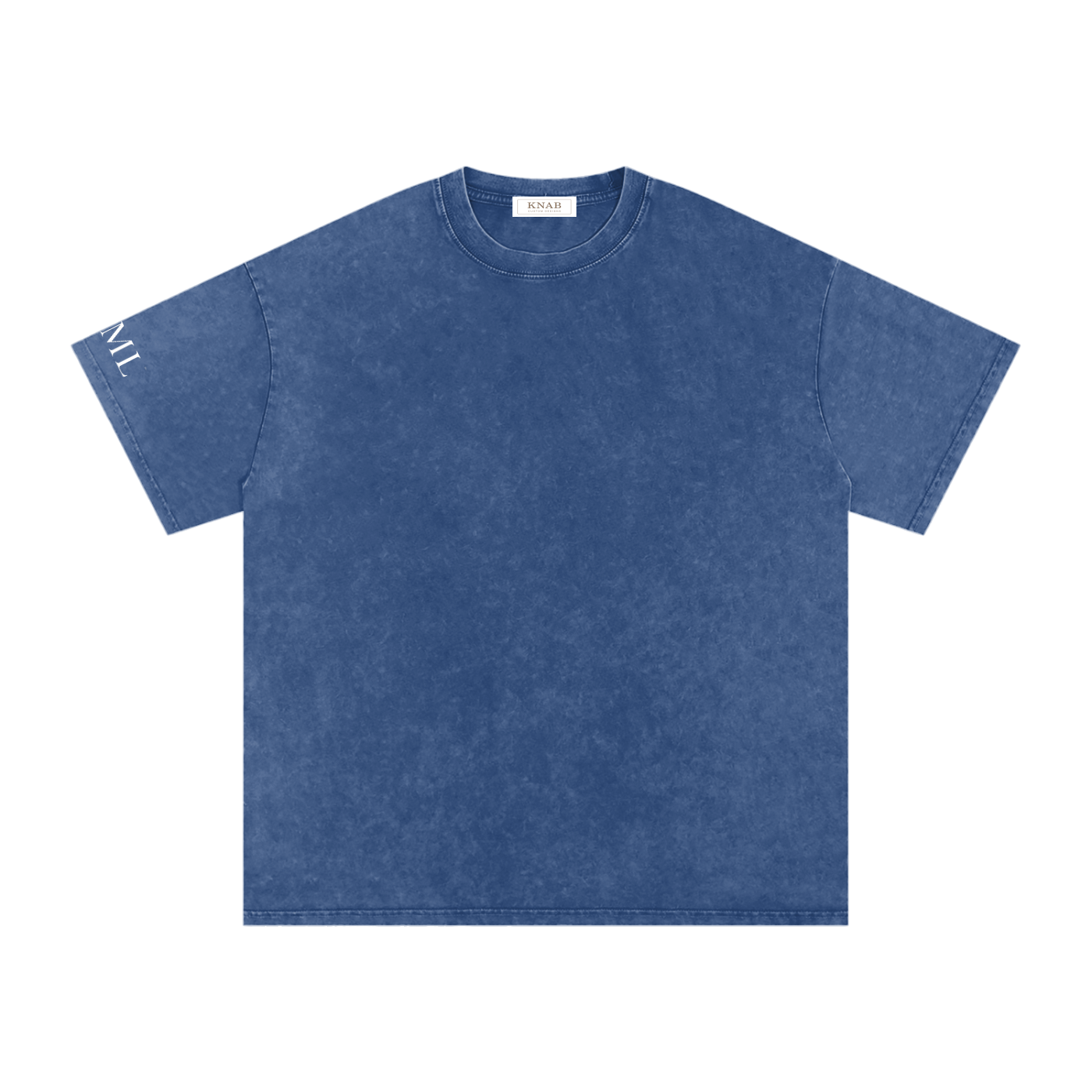 JESUS ON THE MAIN LINE - Snow Washed Oversized Cotton T-Shirt
