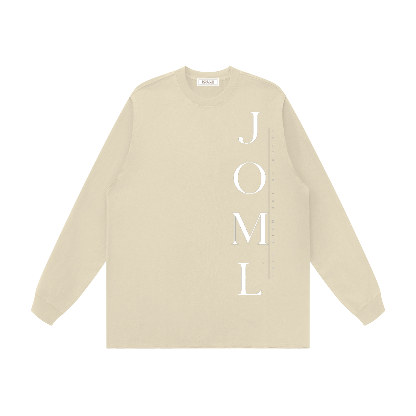 JESUS ON THE MAIN LINE - Unisex Raw Hem Long Sleeve T-Shirt