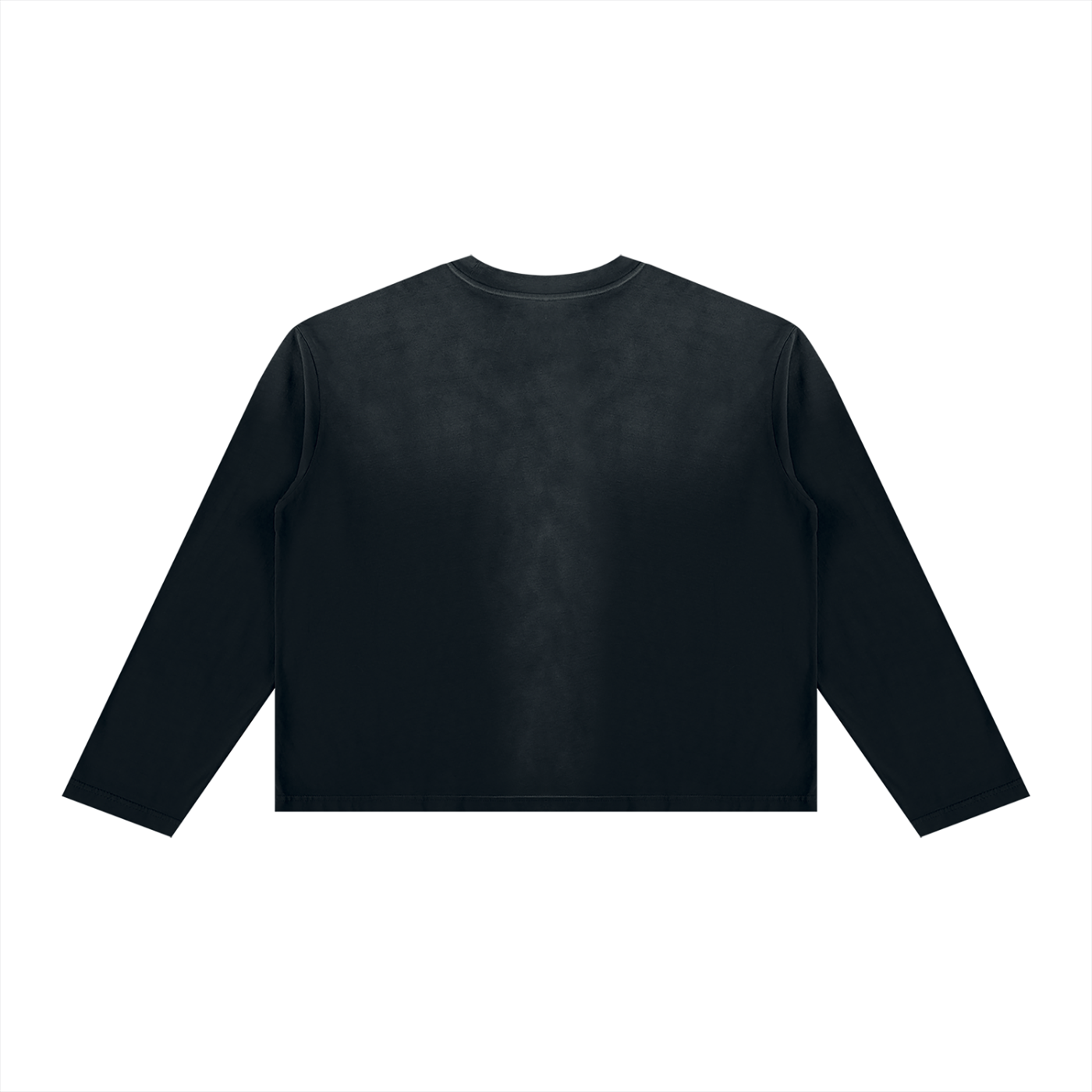 JESUS ON THE MAIN LINE - Unisex Sunfade Boxy Long Sleeve T-Shirt