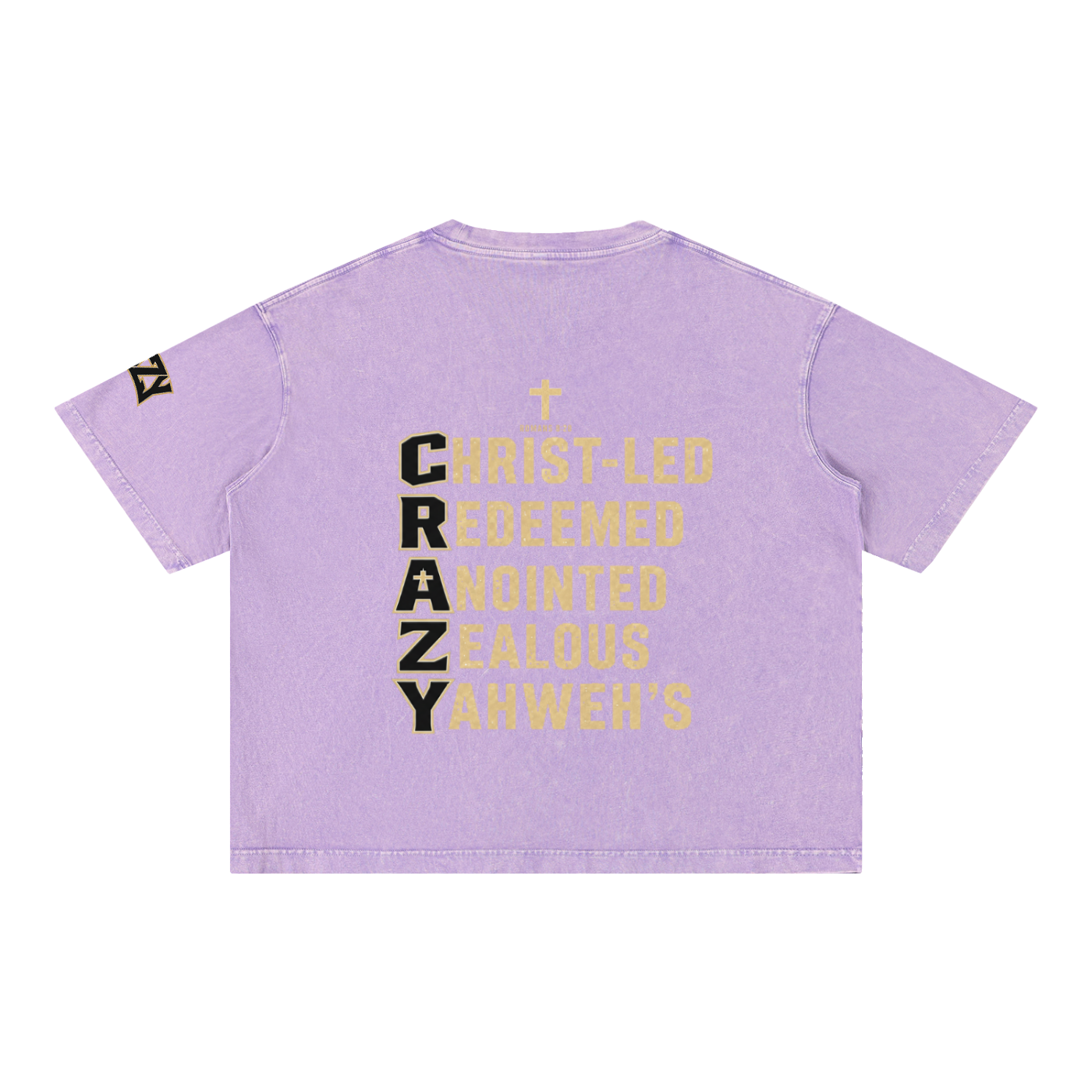 CRAZY COLLECTION - Mineral Wash Boxy Cotton T-Shirt