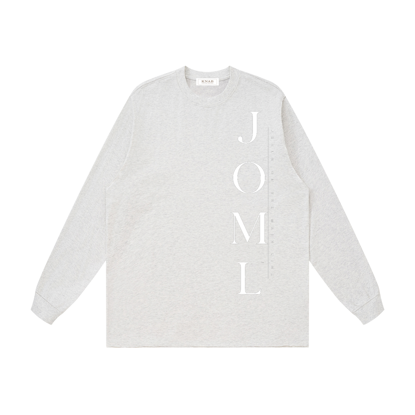 JESUS ON THE MAIN LINE - Unisex Raw Hem Long Sleeve T-Shirt
