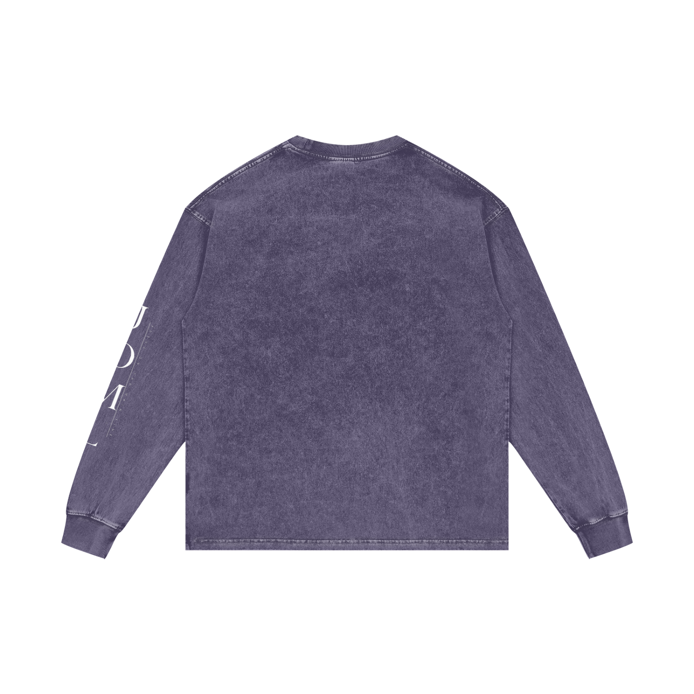 JESUS ON THE MAIN LINE - Acid Wash Oversize Long Sleeve T-Shirt