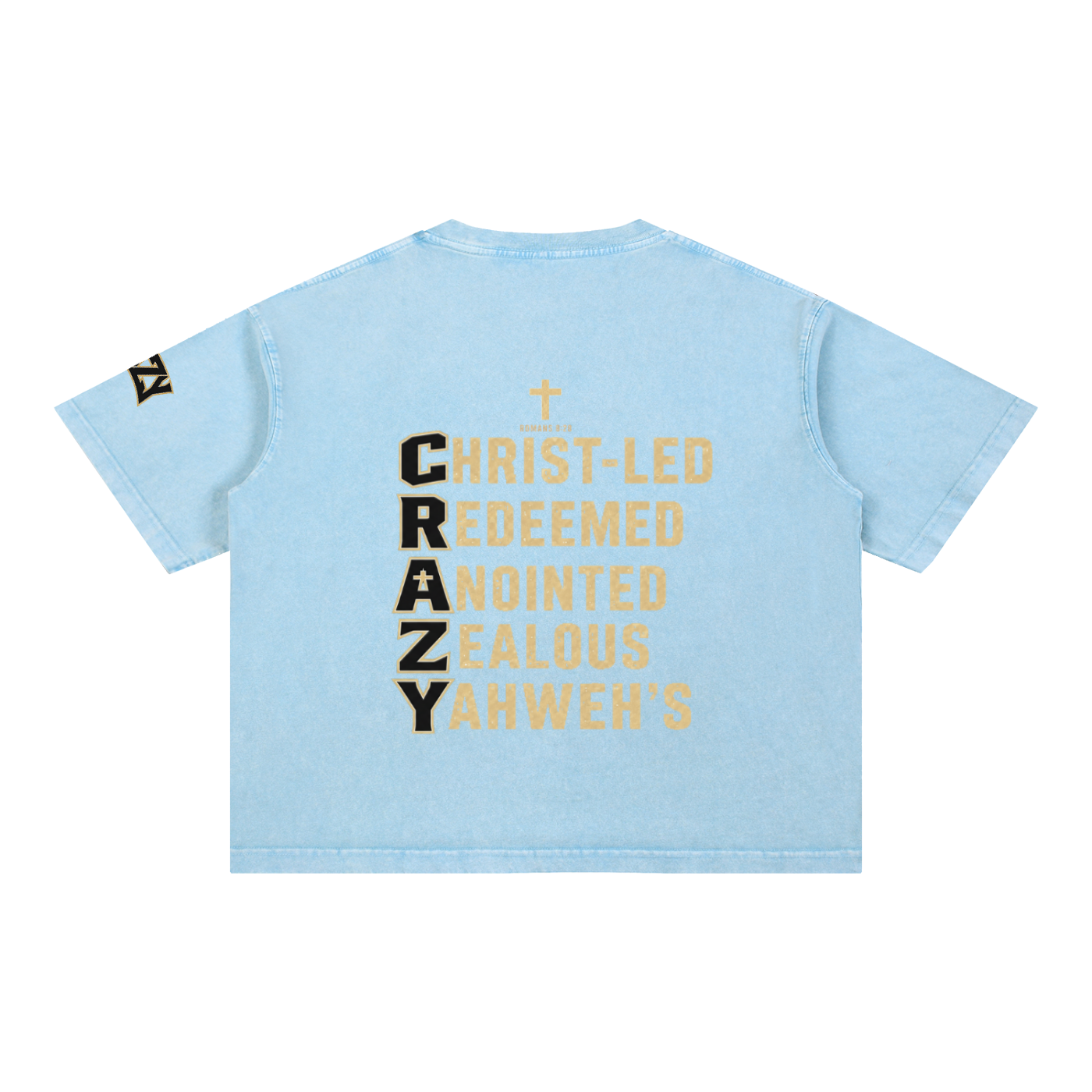CRAZY COLLECTION - Mineral Wash Boxy Cotton T-Shirt