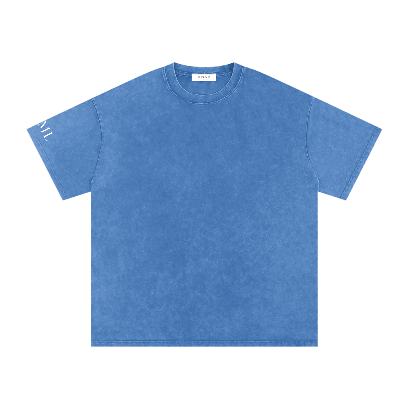 JESUS ON THE MAIN LINE - Snow Washed Oversized Cotton T-Shirt