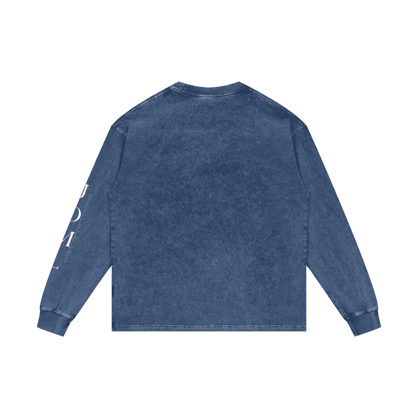 JESUS ON THE MAIN LINE - Acid Wash Oversize Long Sleeve T-Shirt