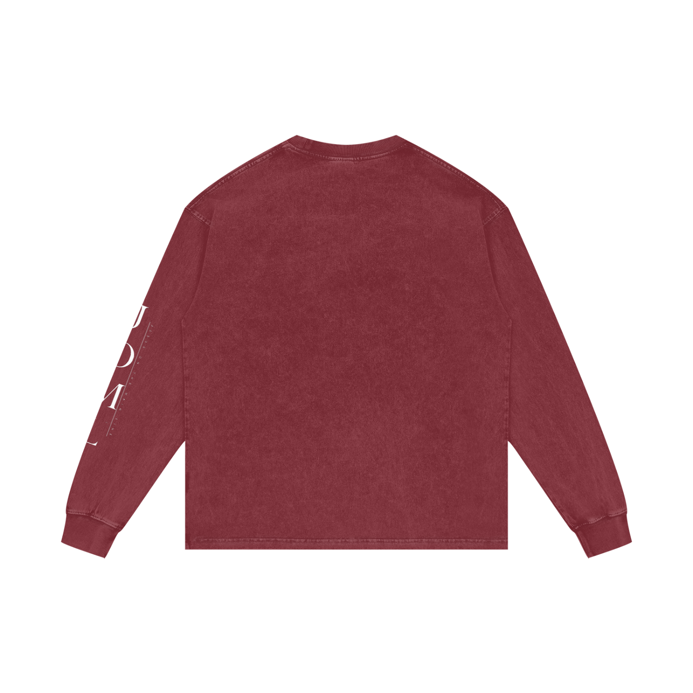 JESUS ON THE MAIN LINE - Acid Wash Oversize Long Sleeve T-Shirt