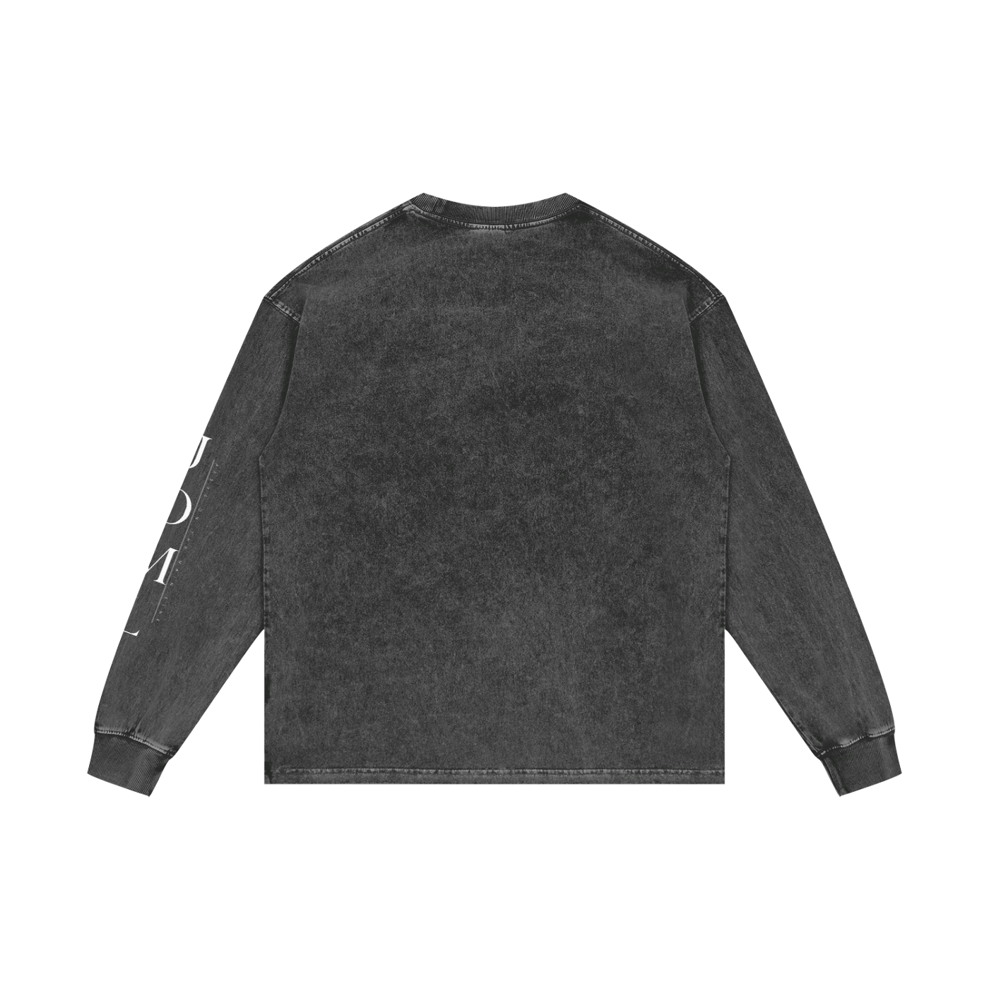 JESUS ON THE MAIN LINE - Acid Wash Oversize Long Sleeve T-Shirt