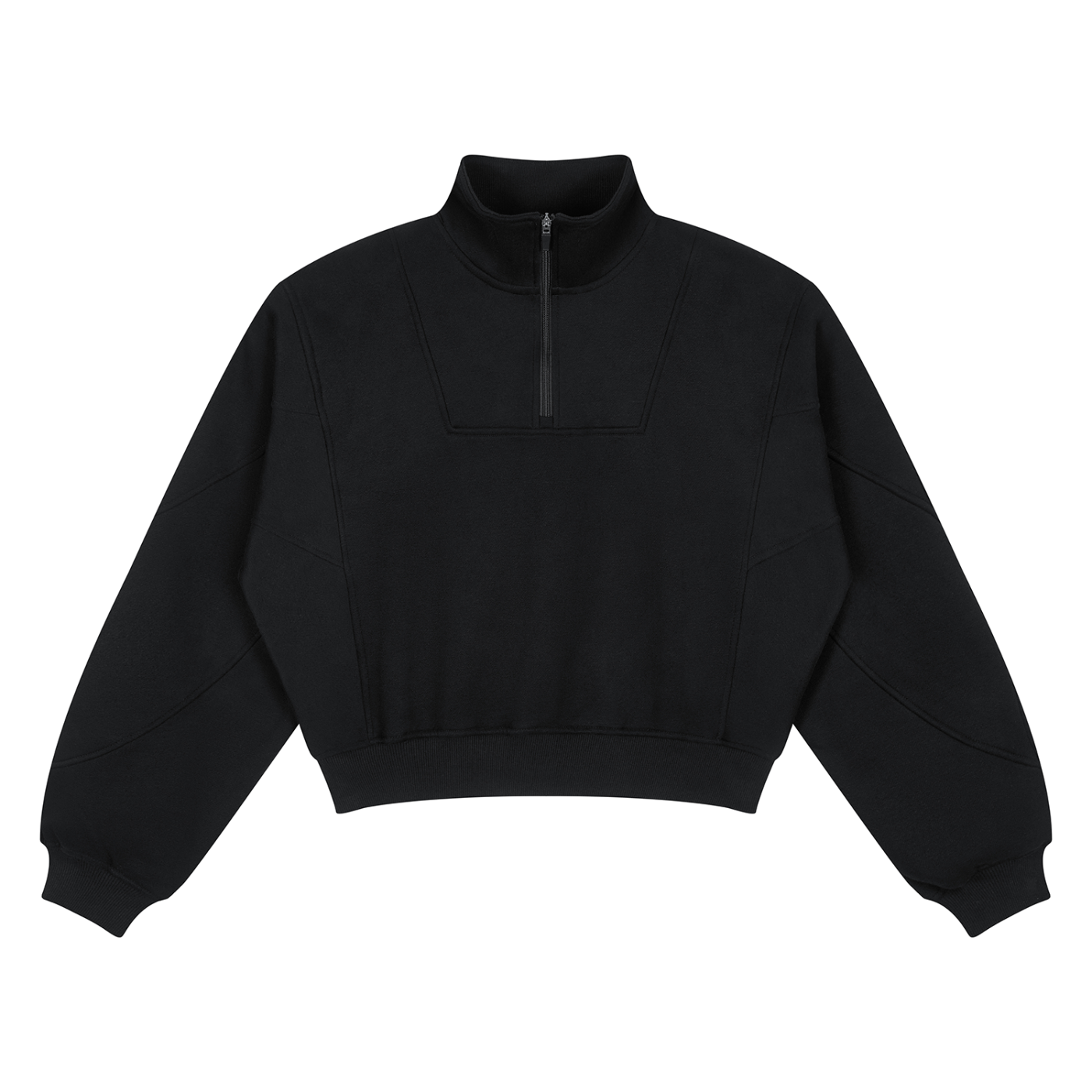 JESUS ON THE MAIN LINE - Women’s Loose Fleece Quarter-Zip Sweatshirt