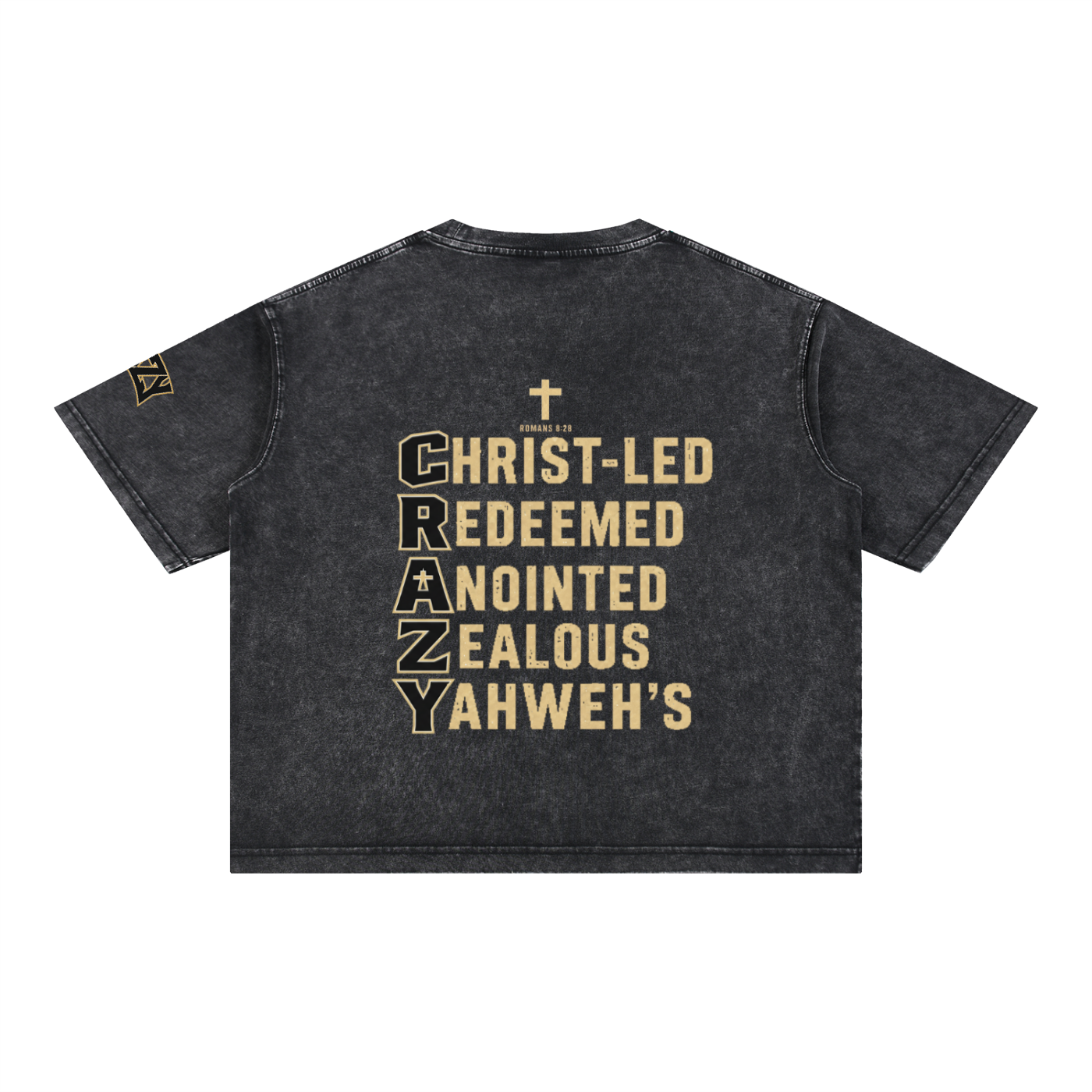 CRAZY COLLECTION - Mineral Wash Boxy Cotton T-Shirt