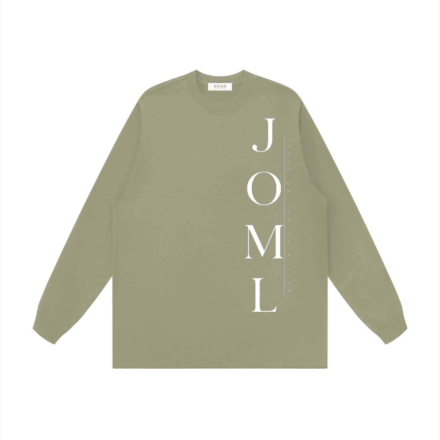 JESUS ON THE MAIN LINE - Unisex Raw Hem Long Sleeve T-Shirt