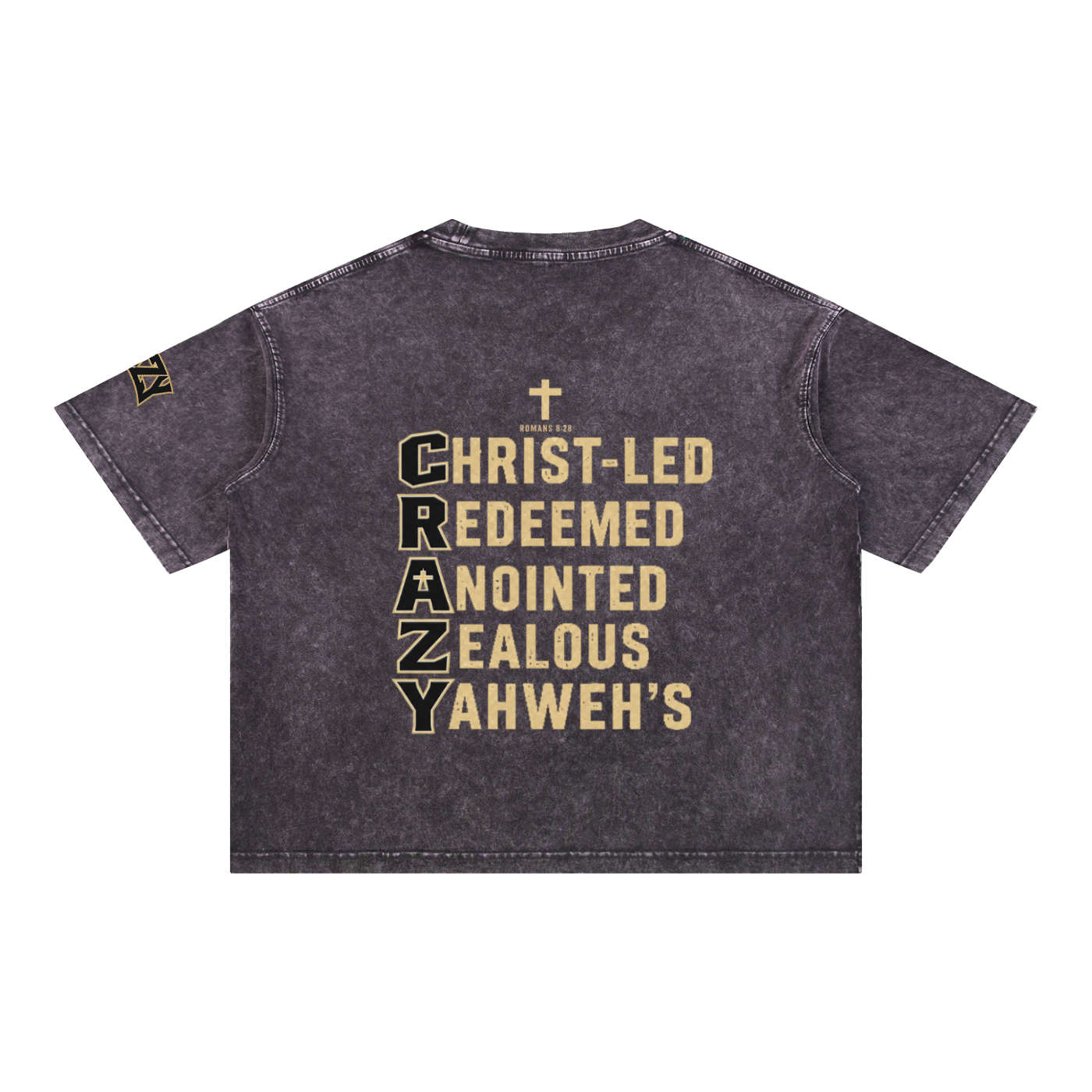 CRAZY COLLECTION - Mineral Wash Boxy Cotton T-Shirt