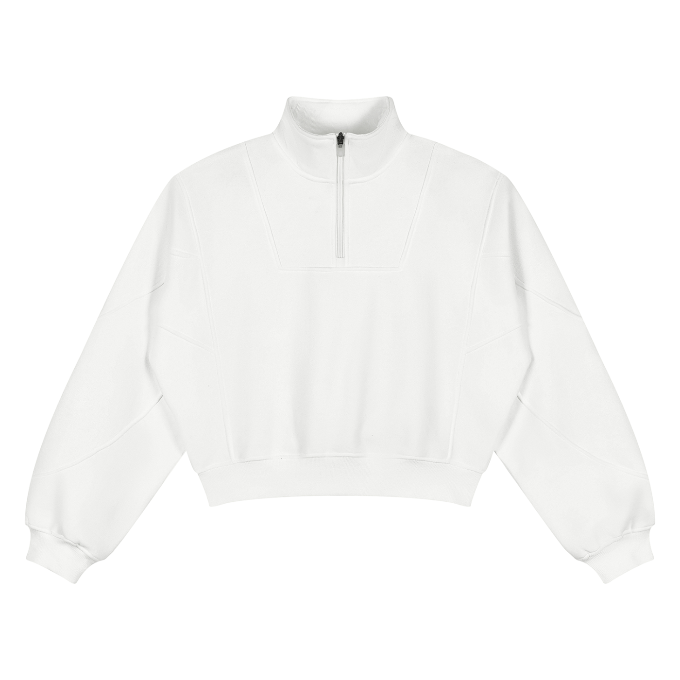 JESUS ON THE MAIN LINE - Women’s Loose Fleece Quarter-Zip Sweatshirt