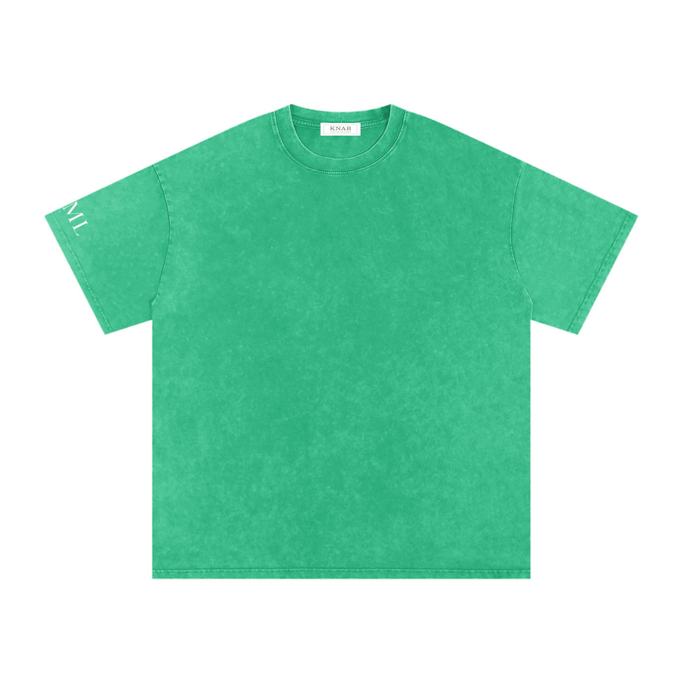 JESUS ON THE MAIN LINE - Snow Washed Oversized Cotton T-Shirt