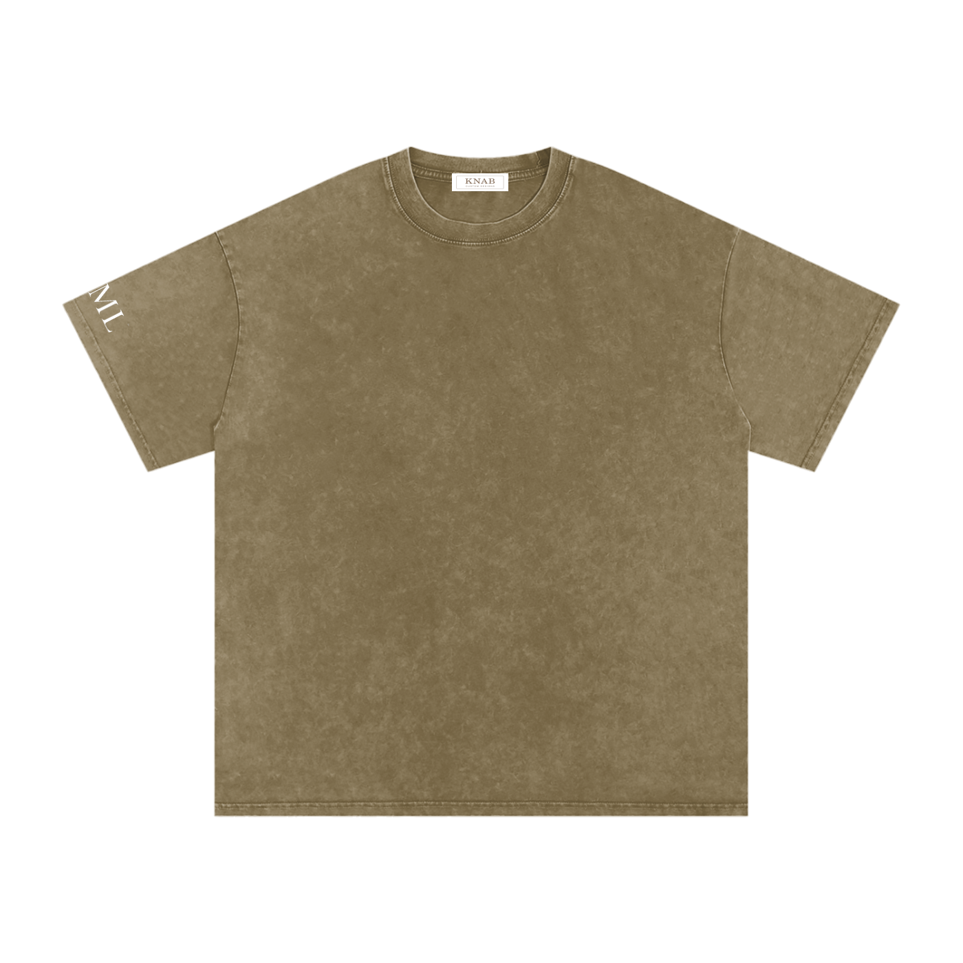 JESUS ON THE MAIN LINE - Snow Washed Oversized Cotton T-Shirt