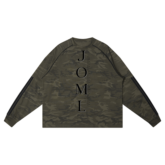 JESUS ON THE MAIN LINE - Unisex Camo Loose Long Sleeve T-Shirt