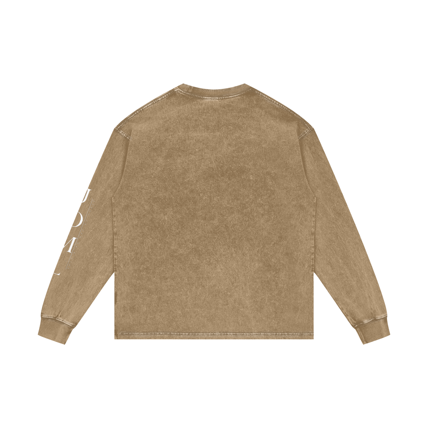JESUS ON THE MAIN LINE - Acid Wash Oversize Long Sleeve T-Shirt