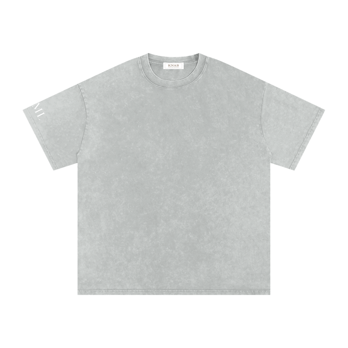 JESUS ON THE MAIN LINE - Snow Washed Oversized Cotton T-Shirt