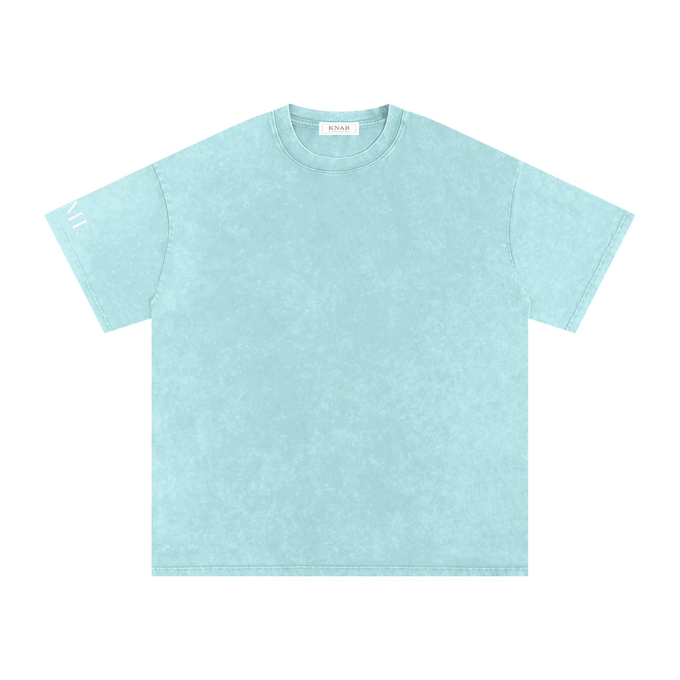 JESUS ON THE MAIN LINE - Snow Washed Oversized Cotton T-Shirt