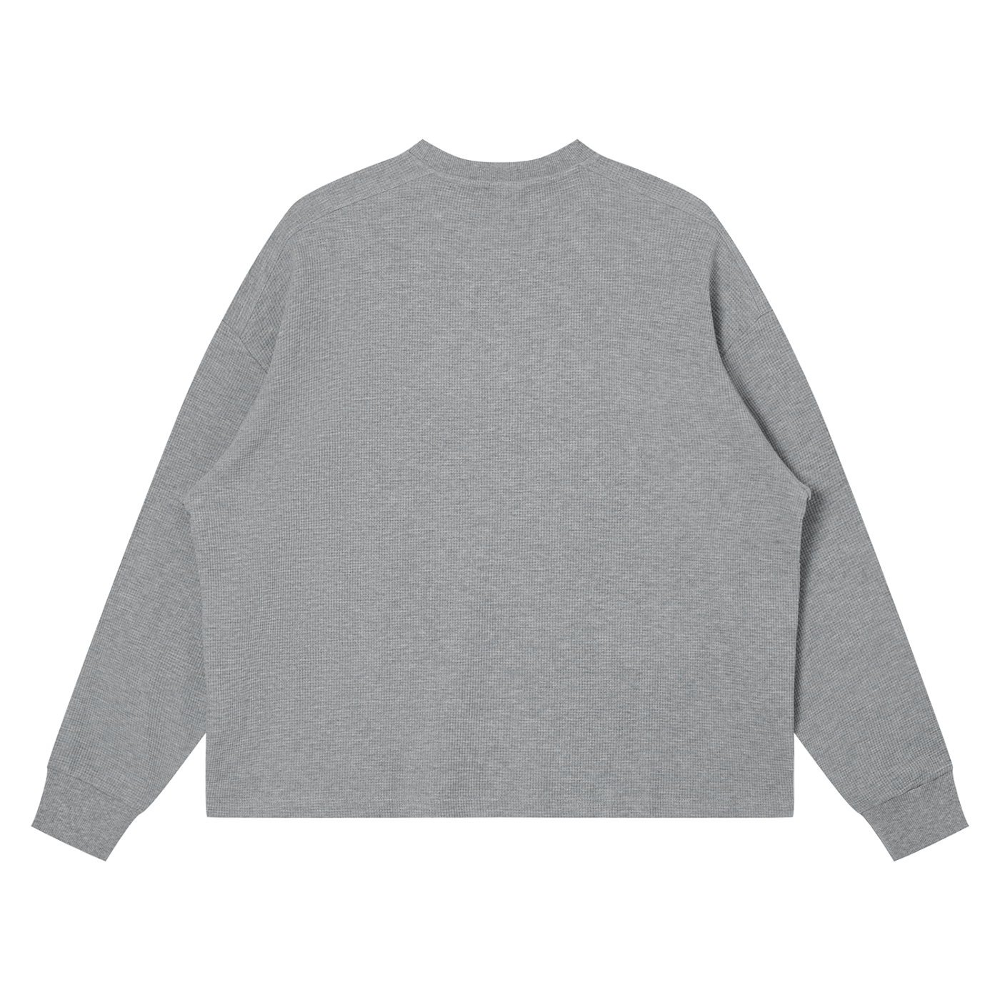 JESUS ON THE MAIN LINE - Unisex Waffle Boxy Long Sleeve T-Shirt