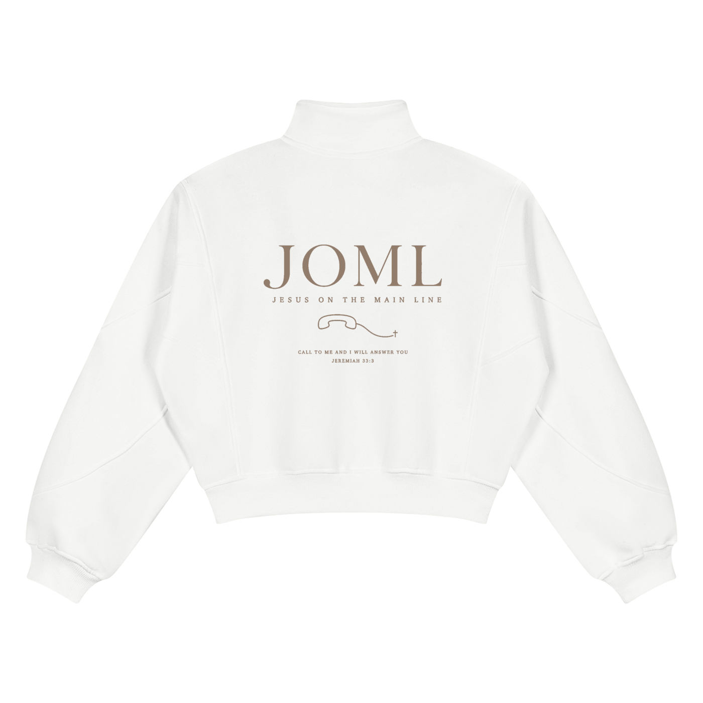 JESUS ON THE MAIN LINE - Women’s Loose Fleece Quarter-Zip Sweatshirt