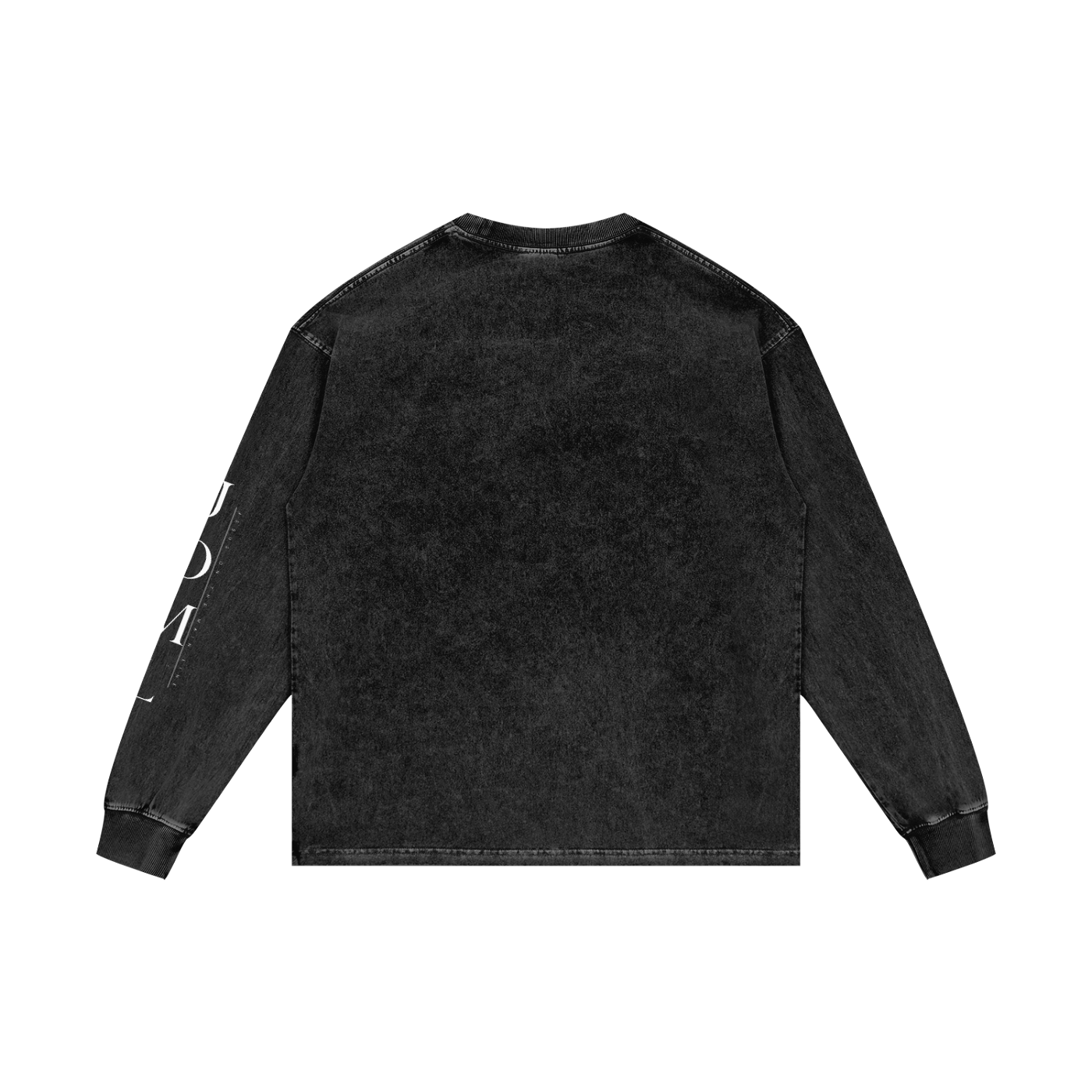 JESUS ON THE MAIN LINE - Acid Wash Oversize Long Sleeve T-Shirt