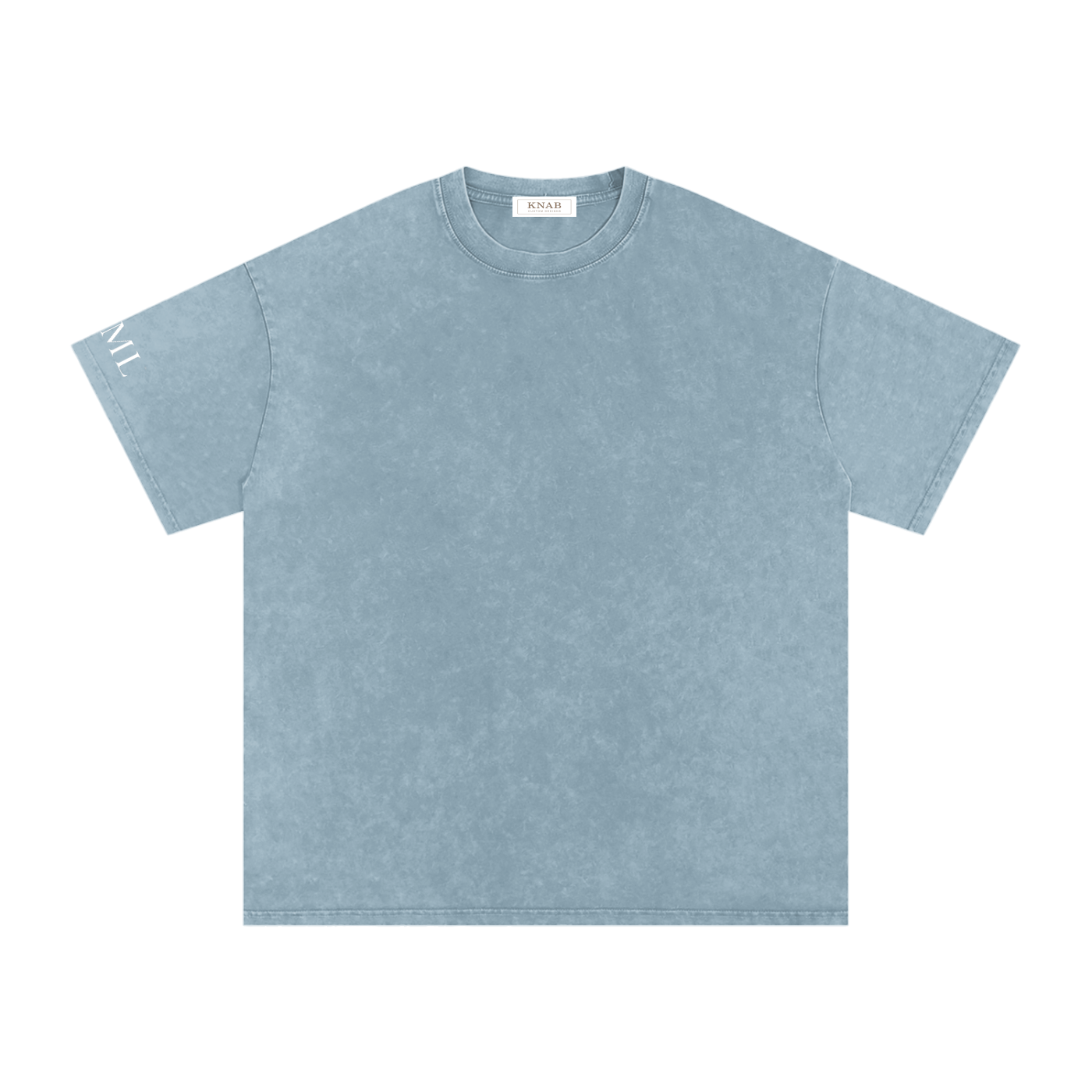 JESUS ON THE MAIN LINE - Snow Washed Oversized Cotton T-Shirt