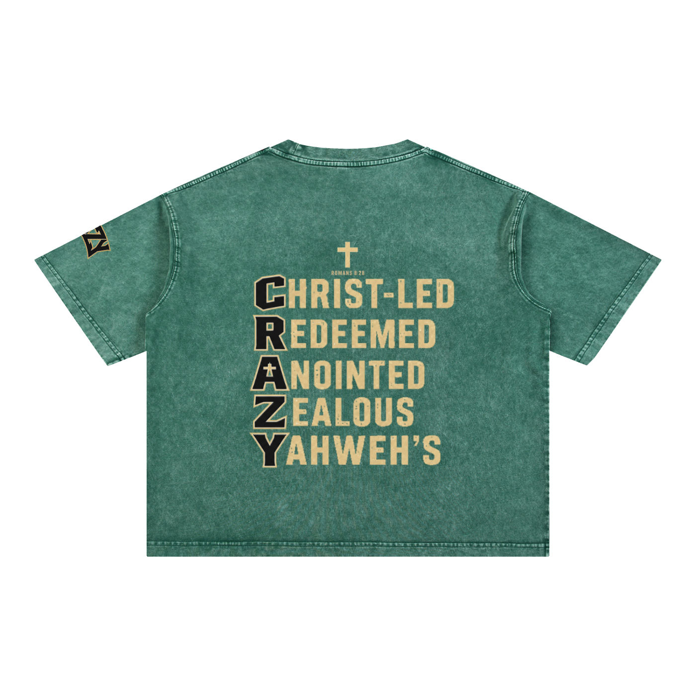 CRAZY COLLECTION - Mineral Wash Boxy Cotton T-Shirt
