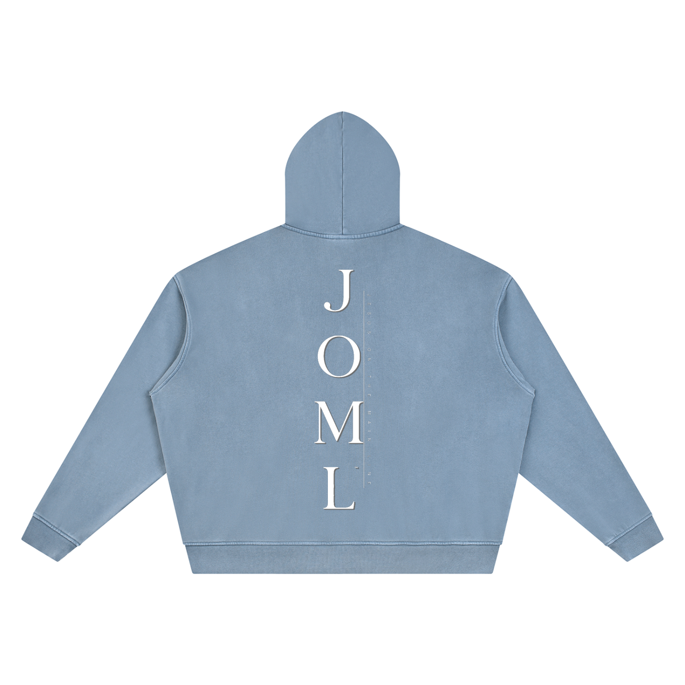 JESUS ON THE MAIN LINE - Unisex Vintage Wash Boxy Hoodie