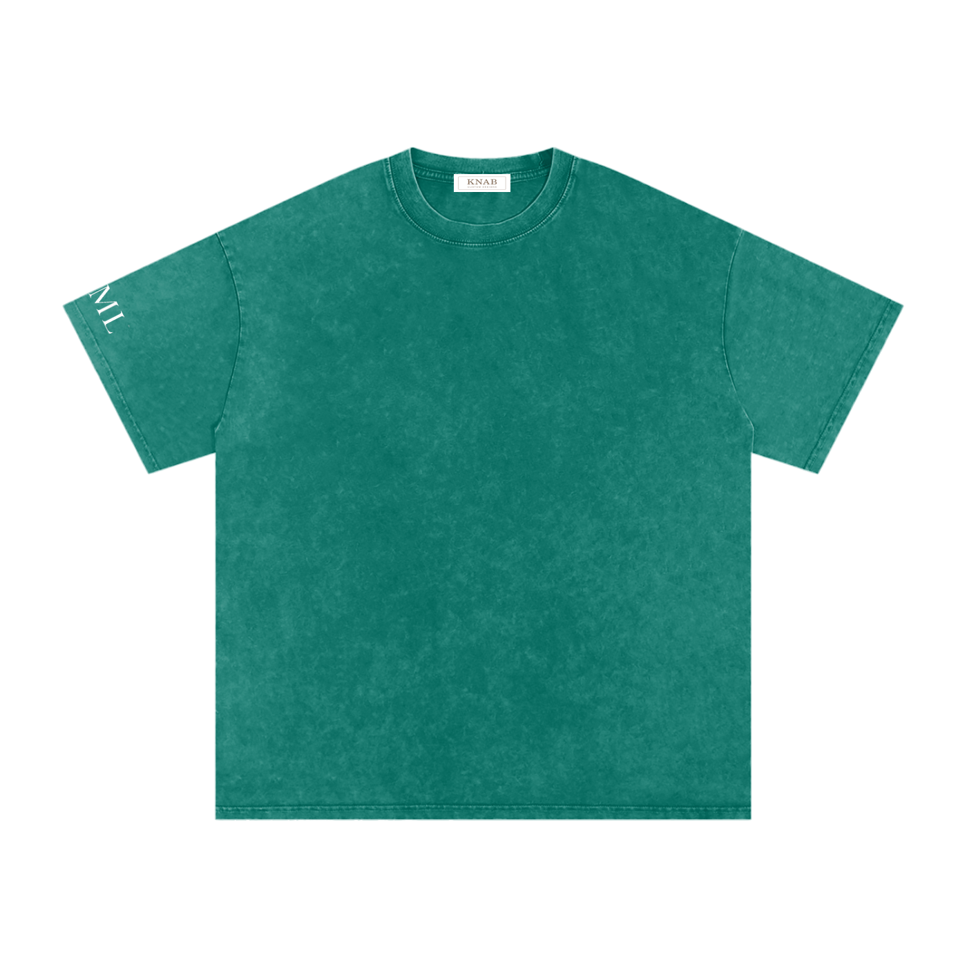 JESUS ON THE MAIN LINE - Snow Washed Oversized Cotton T-Shirt