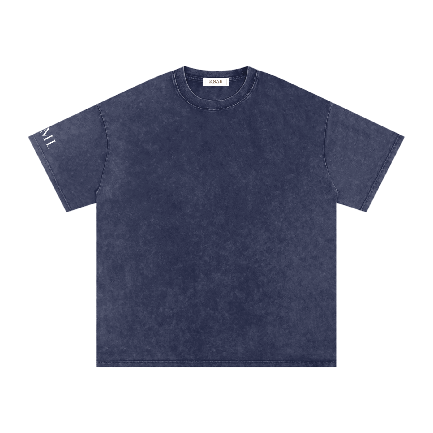 JESUS ON THE MAIN LINE - Snow Washed Oversized Cotton T-Shirt