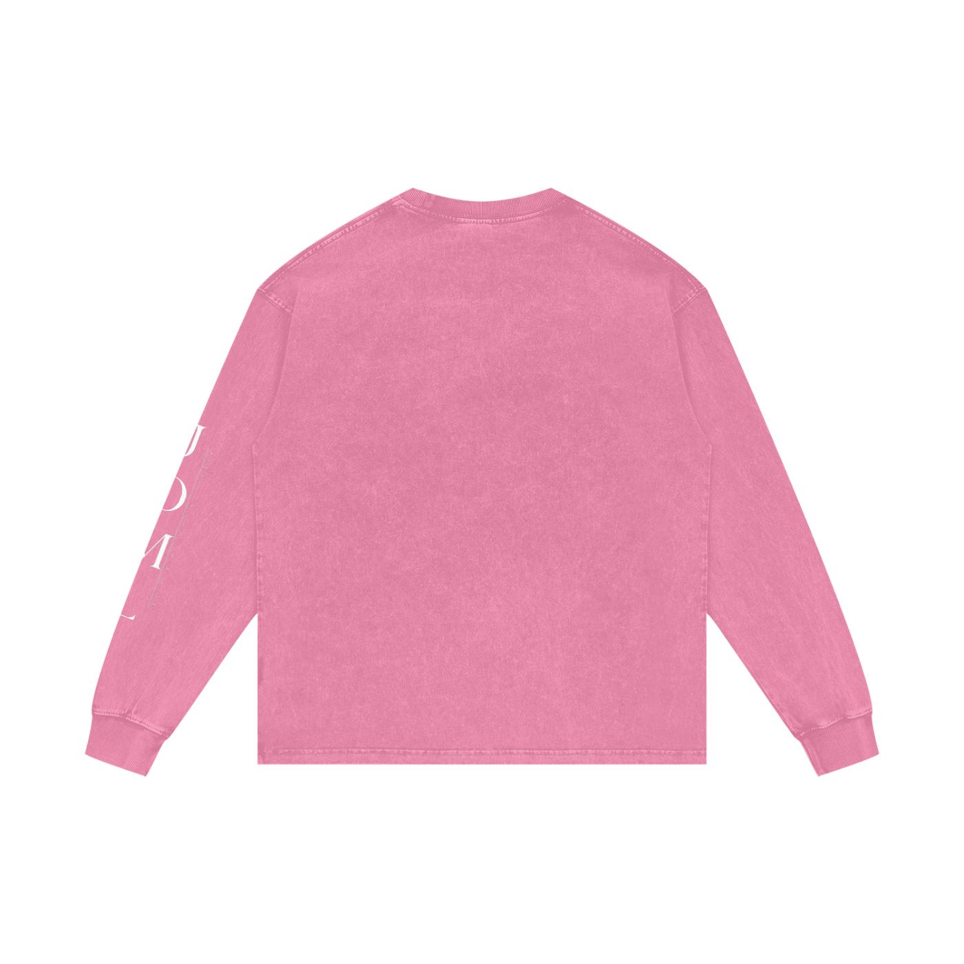 JESUS ON THE MAIN LINE - Acid Wash Oversize Long Sleeve T-Shirt