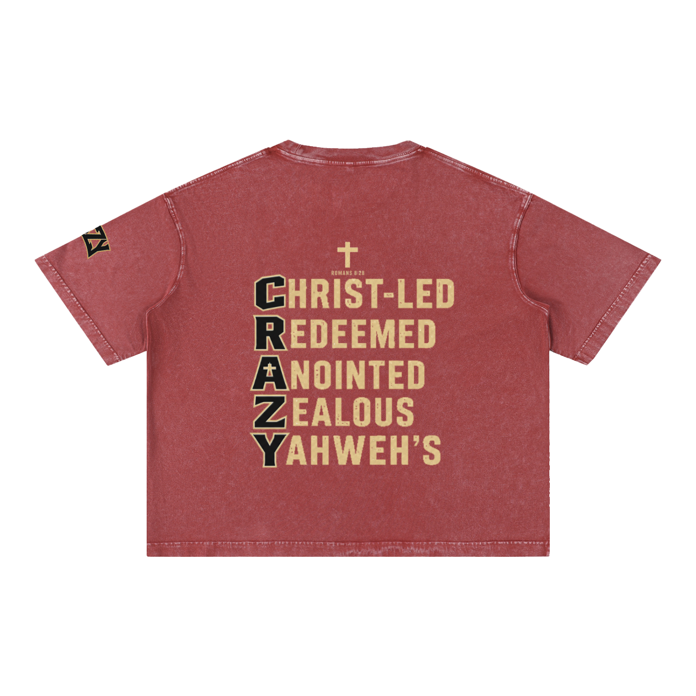 CRAZY COLLECTION - Mineral Wash Boxy Cotton T-Shirt