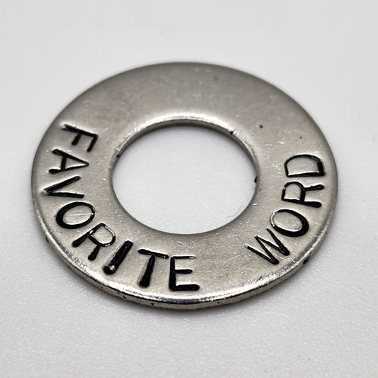 Personalized Stainless Steel Washers (click to see more)